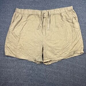 KingSize  Shorts Big Tall Mens Size 5XL Tan Beige Cotton Chino Khaki Casual